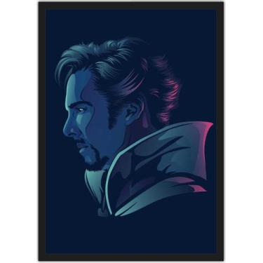 Imagem de Quadro Decorativo Doutor Estranho Super Heróis Decorações Com Moldura 
