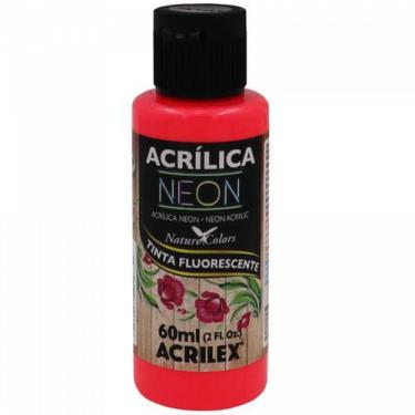 Imagem de Tinta Acrílica Vermelho Neon (60ml) - Redelease