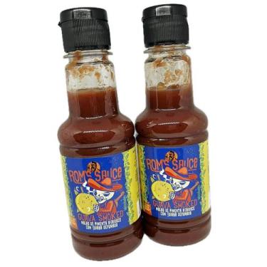 Imagem de Kit 2 Molhos Goiaba Defumada Pimenta Guava Smoked 200g - Rom's Sauce