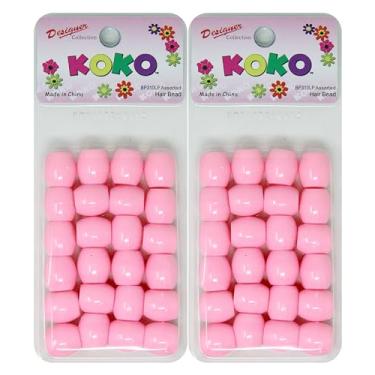 Imagem de Premium em torno de 48 peças 18 x 15 mm x contas de pônei grandes premium por atacado, pulseiras legais, contas para tranças de cabelo, contas para artesanato infantil, contas de plástico, contas de