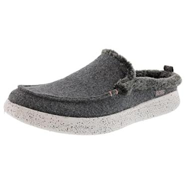 Imagem de Skechers Women's BOBS Skipper Wild Wooly Slipper, Gray, 5