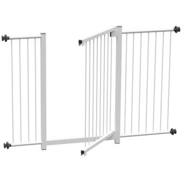 Imagem de GRADE PORTÃO PET BEBÊ DIVISOR AMBIENTE 70 CM 85 CM 100 CM até 118 CM B