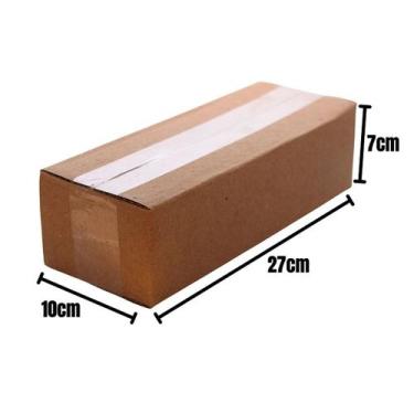 Imagem de Caixa de Papelão Para Envio Correios Pac 27x10x7 25 Caixas - BSPARTS, 