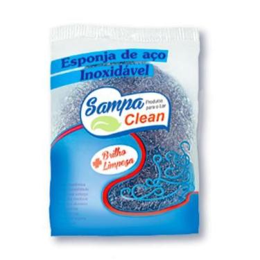 Imagem de BUCHA BRILHO INOX UN Sampa Clean - Generica
