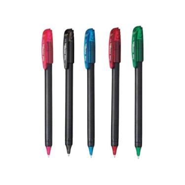 Imagem de Kit 05 Caneta Gel PENTEL Energel Makkuro 0.7mm 5 Cores