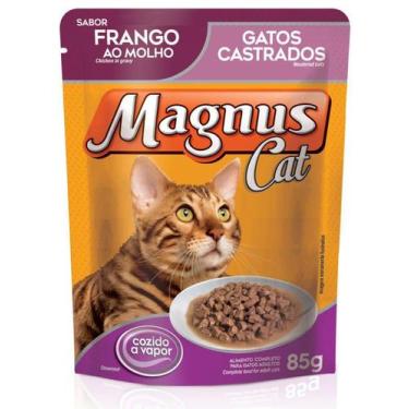 Imagem de Magnus Sache Gatos Castrados Frango Ao Molho - 85 Gr - Adimax Pet