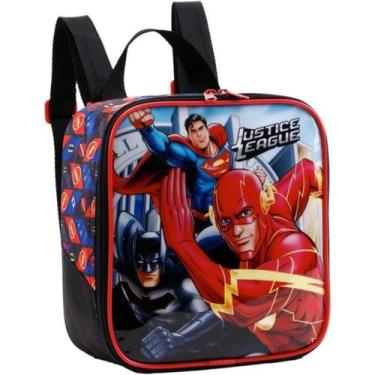 Imagem de Lancheira Térmica Infantil Liga Da Justiça Batman Flash Menino Xeryus 