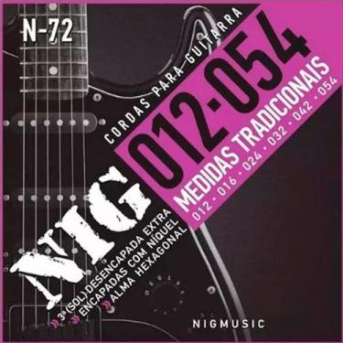 Imagem de Encordoamento nig guitarra 6 cordas n72