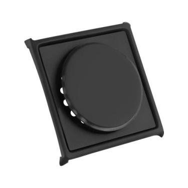 Imagem de Ralo Click Inteligente 10x10 + Porta Ralo Click Preto Fosco - HC METAI