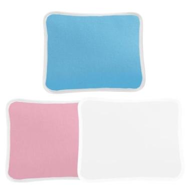 Imagem de Kit 3 Fronha Para Bebê Lisa 30x40cm 100% Algodão - DUGU, AZUL ROSA BRA