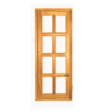 Imagem de Vitrô Capelinha Quadriculado Reto em Madeira Maciça Cedro Arana Casmav