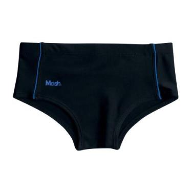 Imagem de Sunga Clássica Mash 312.09 Infantil Vivos Poliamida T. P/GG, GG, Pt00,