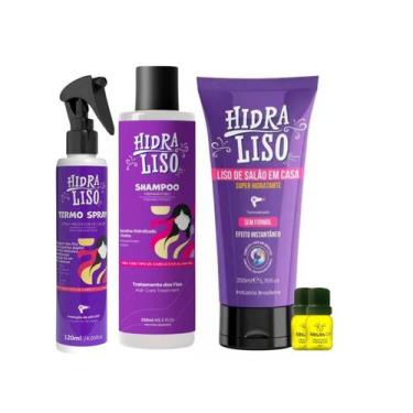 Imagem de Selagem Orgânica Progressiva Hidraliso Shampoo  +Termo Spray