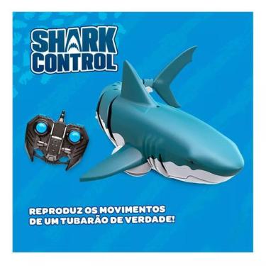 Imagem de Brinquedo Shark Control Tubarão Aquatico grande C/ Controle Original Z