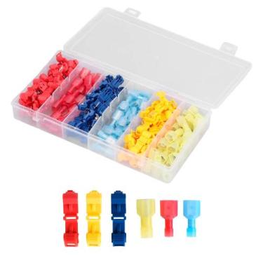 Imagem de Kit Conector de Derivação Tipo T 80 Peças Para Fios e Cabos - Ofertahe