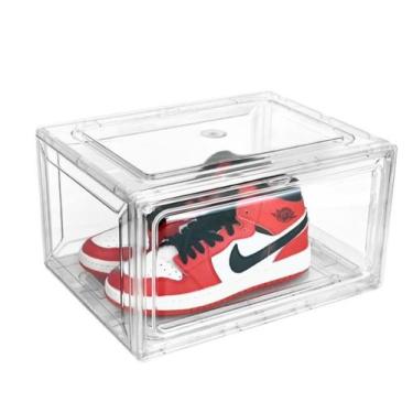 Imagem de Caixa organizadora Organizador Box De Plastico Transparente Sapatos Sh