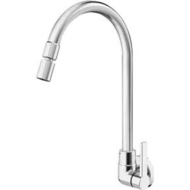Imagem de Torneria Parede Cozinha Bica Alta Cromada - Docol Gali, Cromado