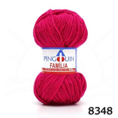 Imagem de Lã Família 40g - Pingouin, 8348 ROSE RED