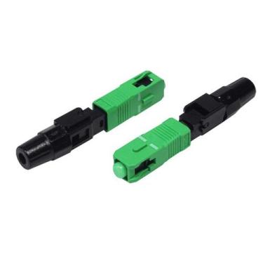 Imagem de Conector Óptico Rápido Sc/apc (verde) - Embalagem Com 10pçs - TEBERA, 