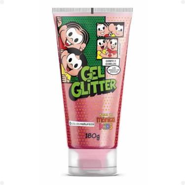Imagem de Gel Glitter Corpo e Cabelo Cia da Natureza Turma da Mônica Kids 180g