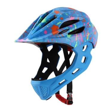 Imagem de rockible Capacete de bicicleta para crianças, capacete de bicicleta infantil ajustável, capacete de ciclismo fashion, capacete para escalada ao ar, Azul