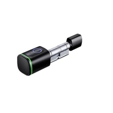 Imagem de Fechadura de porta eletrônica inteligente com núcleo de cilindro DIY, chaves de aplicativo de impressão digital, desbloqueio de cartão IC para casa, hotel(TT Lock-B Gateway,A30 B30)