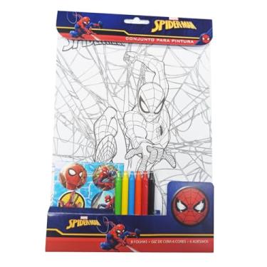 Imagem de Kit Pintura Spider Man 26X19