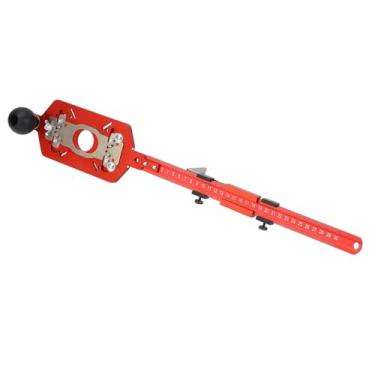 Imagem de Gabarito de Corte Circular de Roteador, Suporte de Ranhura de Fresagem de Roteador, Ferramenta de Gabarito Ajustável para Operações Precisas de Marcenaria, Alça Dupla, Acessórios