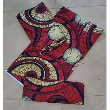 Imagem de Tecido Africano Cera Real Estampa Dourada Soft Pagne Ankara Material de Algodão Prata Nigeriana Gana para Festa de Casamento Vestido para Costurar (conforme a imagem-24)