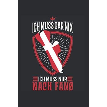 Imagem de Fanø Notizbuch: Fanö Reise Dänemark Urlaub Fanø Geschenkidee / 6x9 Zoll / 120 linierte Seiten Seiten