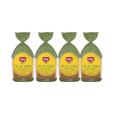 Imagem de Kit com 4 Pacotes de Pão de Forma Multigrãos sem Glúten de 200g cada - Schär