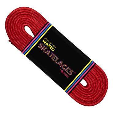 Imagem de Skates Waxed Laces - 6mm & 8mm -47" 71" 79" 96" 108" - Like It's Hot Red (6mm Wide / 108 inch / 275cm)