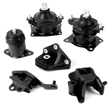 Imagem de YOMALL Kit de montagem de motor e transmissão 6 peças compatíveis com 2003 2004 2005 2006 2007 Accord 2.4L Substituir # A4509, A4516, A4510, A4517, A4526HY, A4544