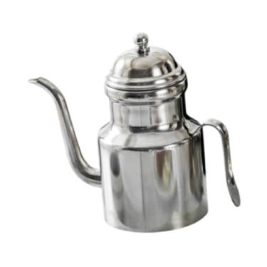 Imagem de Ｂｅｓｇａ Garrafa de óleo que derrama o maconha de óleo aço inoxidável salada de óleo molho de soja caseira Óleo de óleo de azeite maconha de azeite de azeite, 450ml