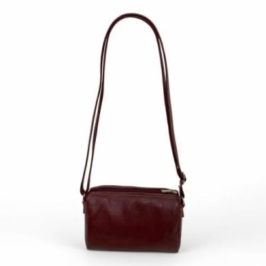 Imagem de Bolsa Bau Couro Legitimo Feminina Transversal Bls309 - Doras Bolsas, V