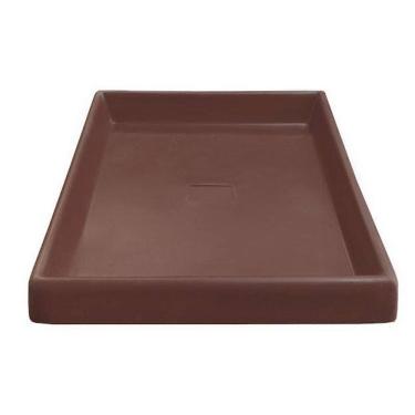 Imagem de Prato Base Grande Quadrado Vaso Planta Em Polietileno 50 Cm