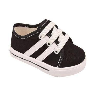 Imagem de Sapatinho Tênis Bebe B2A KIDS infantil Social Baby TSB49, 21.22, Preto