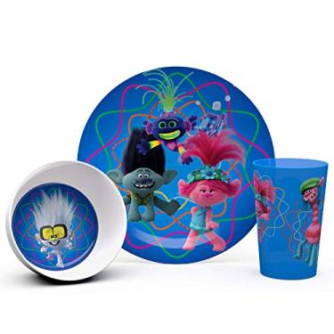 Imagem de Zak Designs Trolls Plate Set