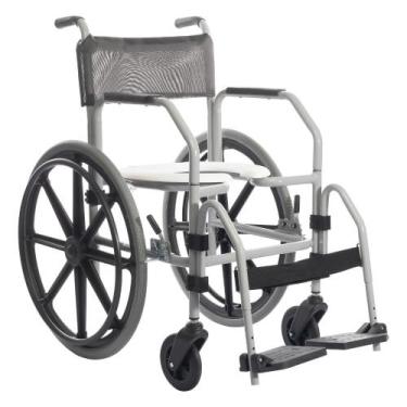 Imagem de Cadeira de rodas banho rg higiênica 100kg roda grd jaguaribe