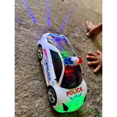 Imagem de Brinquedo Menino Carrinho De Polícia Com Luzes 3d Som Luz - Enviamos n