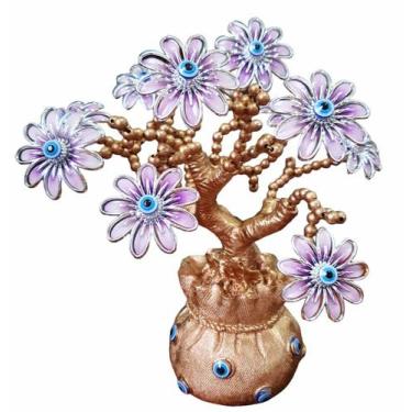 Imagem de Arvore Olho Grego Sorte Enfeite Esotérico Contra Inveja - Althea Arte 