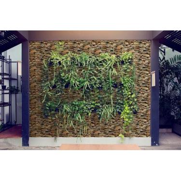 Imagem de Papel Adesivo Contact De Parede Pedra Nature 45 Cm X 10 Mts - Plastcov