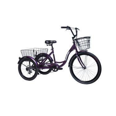 Imagem de Triciclo Deluxe com marcha Roxo - Dream Bike