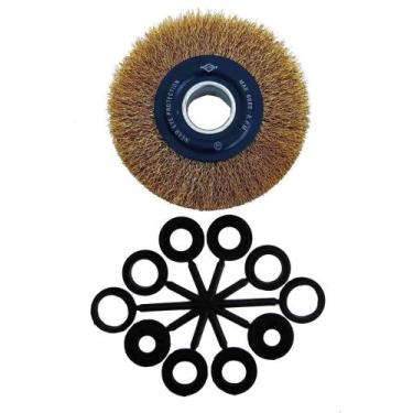 Imagem de Escova De Aço Circular Ondulada 6 Pol Brasfort