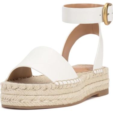 Imagem de Vince Camuto Sandália feminina Darna Espadrille Wedge, Bianco, 34