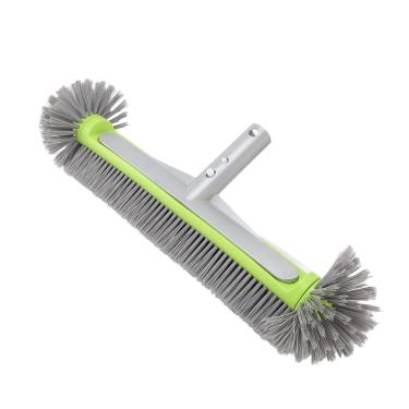 Imagem de Pincel de Piscina, 7 Linhas Premium Nylon Reforçado Em Alumínio Bordas Arredondadas Suaves No Piso da Piscina para Limpeza Paredes da Piscina Telhas