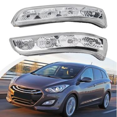 Imagem de 1Pair Esquerda Direita LED Retrovisor Luzes Blinker para Hyundai I30 2009-12 87613-2L600,87614-2L600 Car Led Turn Signal