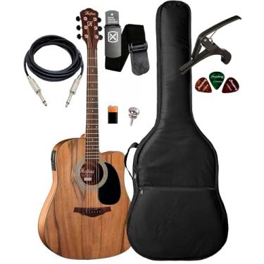 Imagem de Violão Elétrico Hofma Hmf 270 Stnt + Capa Luxo E Acessórios