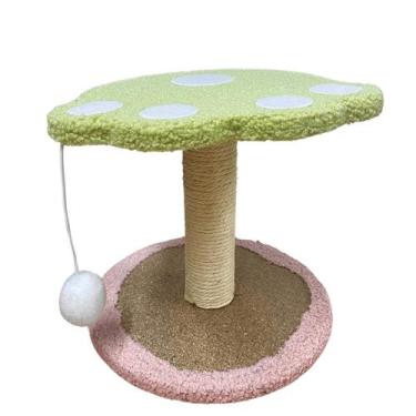 Imagem de Arranhador De Gatos Brinquedo Poste Sisal Natural Decorativo - Tatu De