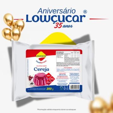 Imagem de Gelatina Lowçucar Sabor Cereja Refil 200G - Lowcuçar Food Service
